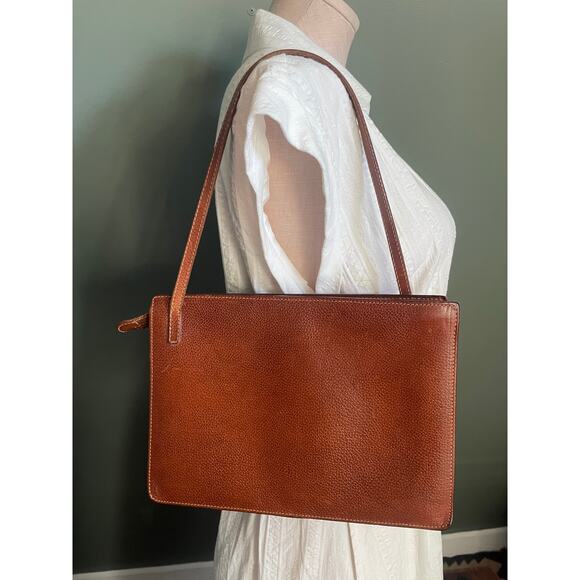 Furla Tan Leather Handbag. Made in Italy. Velvet lining. Great condition. - Picture 8 of 8